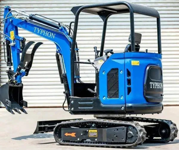TYPHON TERROR X2 STORM Mini Excavator 2.5 Ton Diesel Kubota V1505 25HP...