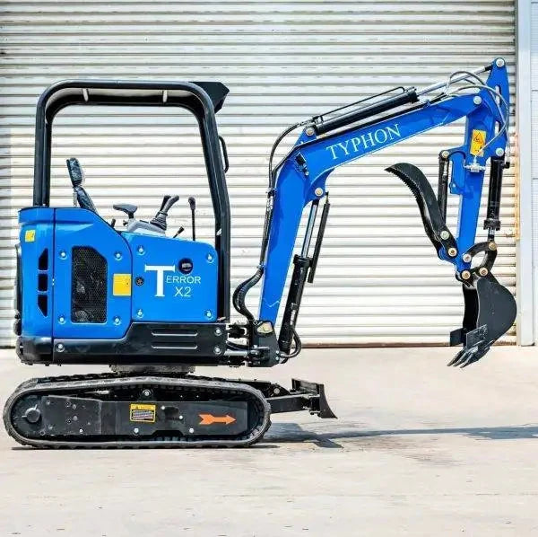 TYPHON TERROR X2 STORM Mini Excavator 2.5 Ton Diesel Kubota V1505 25HP...