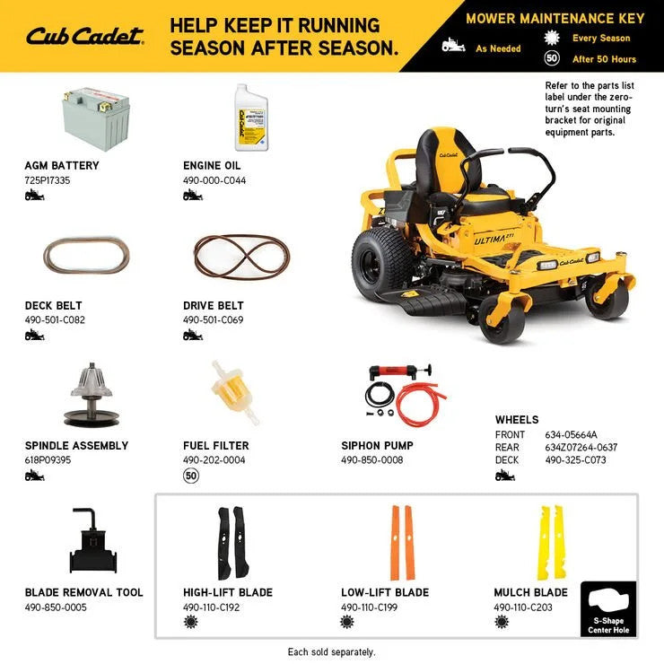 Cub Cadey Ultima ZT1 46 Zeri-Turn Mower - Cub Cadet