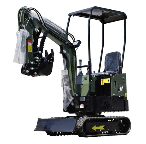 TYPHON TERROR X STORM Mini Excavator 1 Ton Trench Digger with Canopy