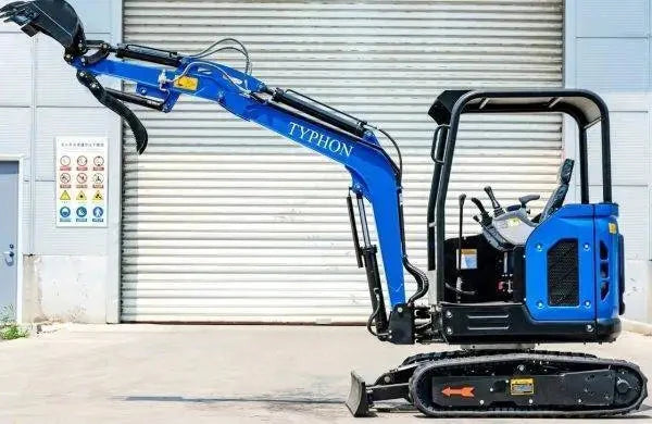 TYPHON TERROR X2 STORM Mini Excavator 2.5 Ton Diesel Kubota V1505 25HP...