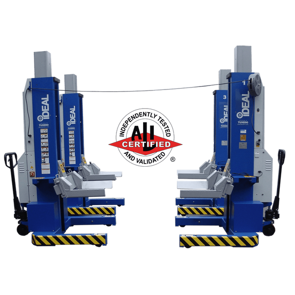iDEAL MSC-18K-X-472 Mobile Column Lift, Four Column Set, 72,000 lbs. ALI...