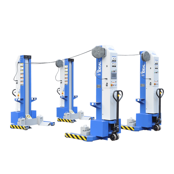 iDEAL MSC-13K-B-452 Mobile Column Lift, Four Column Set, 52,000 lbs.