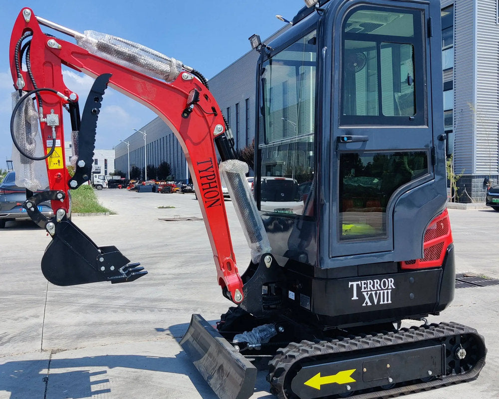 Typhon Kubota-powered mini excavator